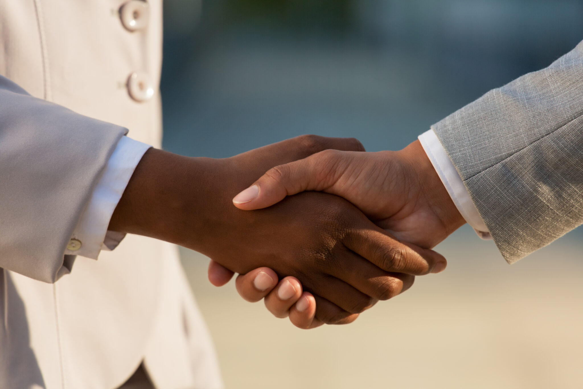 professional handshake